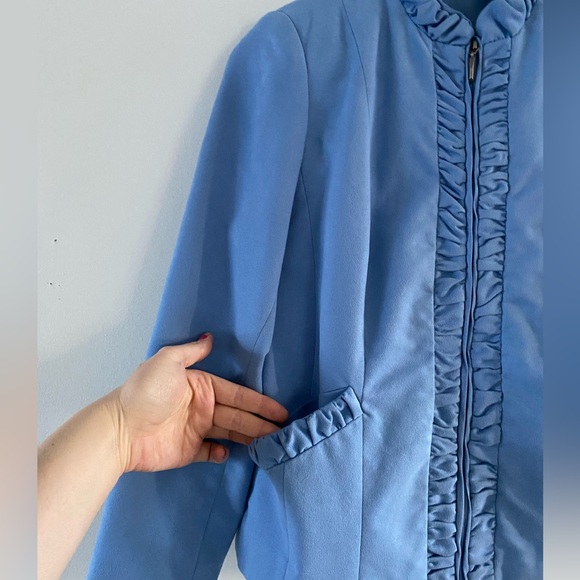 Vintage Handmade Periwinkle Blue Jacket/Blazer - XS-S - Picture 2 of 4